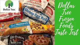 DOLLAR TREE FROZEN FOODS TASTE TEST | 2019 EDITION!