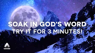 Experience Healing Deep Sleep In Minutes! Bible Meditation + Music With Rain Sounds