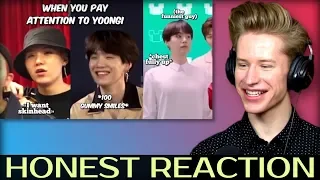 HONEST REACTION to when you only focus on suga during interviews