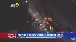 4 Hospitalized In Simi Valley Crash