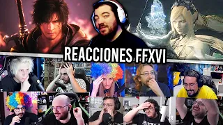 VEO las REACCIONES de FFXVI (L0k0h, Alexelcapo, Maximiliam, Reseñitas...)