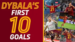 DYBALA’S FIRST 1️⃣0️⃣ GOALS FOR ROMA! 💛❤️