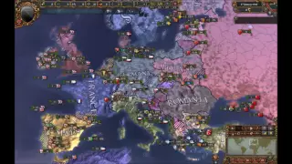 Europa Universalis 4, World War 2 European Timelapse [Extended Timeline, Free For All]