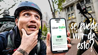 Hice UBER Eats por un día en Nueva York | Fiido T1 Review