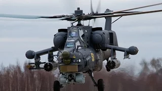 Ми - 28Н "Ночной охотник" удары ПТУР по боевикам в Сирии ВКС России
