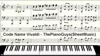 Partitura Code Name Vivaldi - ThePianoGuys (piano e dois cellos)