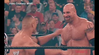 The Rock Vs Bill Goldberg  (Throwback)highlights