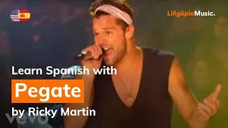 Ricky Martin - Pegate (Lyrics / Letra English & Spanish)