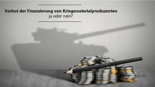 Kriegsgeschäfte-Initiative – ja oder nein?