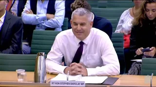 Brexit Secretary Stephen Barclay testifies before House of Commons Select Committee (16 Oct. 19)