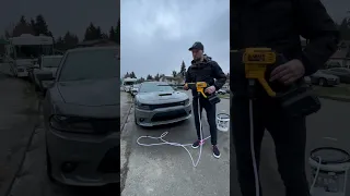 Cordless pressure washer 😳 ‼️ Dewalt 550 psi ‼️ Milwaukee ryobi makita ridgid power wash car wash