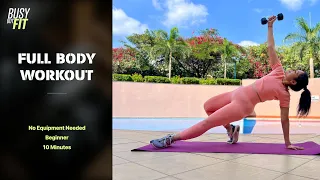 Full Body Workout At Home | HIIT Cardio Workout | Fat Burn Cardio No Equipment | 10 Minutes