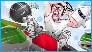 MARIO KART 8 DELUXE FUNNY MOMENTS! - I BROKE MY HEADSET AND RAGE QUIT!!