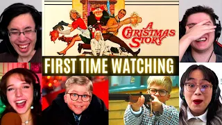 REACTING to *A Christmas Story (1983)* A TIMELESS CLASSIC!! (First Time Watching) Christmas Movies