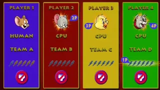 Jerry Vs Nibbles Vs Duckling Vs Tyke - Tournament - Tom and Jerry In War of the Whiskers