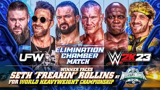 WWE Elimination Chamber Prediction | 2k23 Gameplay  #wweeliminationchamber  #wwe2k24 #wwe2k23