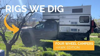 Full Time Living in a Four Wheel Camper - Hawk Truck Camper Review Tour 🤯 | RIGS WE DIG