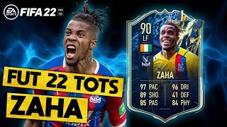 Fifa 22 *TOTS WILFRIED ZAHA* Player Review! Best PL STRIKER?