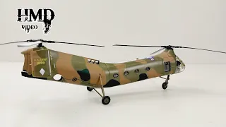 Piasecki H-21C Shawnee, US Army, Vietnam War, Military Transport Helicopter, 1:72 Diecast