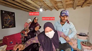 "Husband's interference and disappointment of the first wife against the second wife"