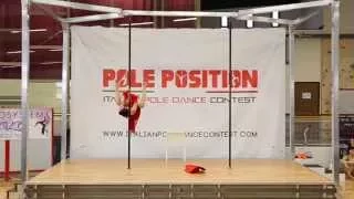 Birgit Groel TEACHER AND PRO italian poledance contest2015
