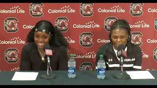 WBB PostGame: (Clemson) Raven Johnson and MiLaysia Fulwiley News Conference 11/16/23