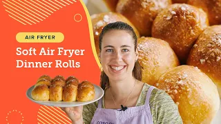 Fluffy Air Fryer Dinner Rolls | Quick & Easy Recipe!