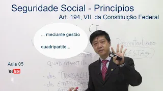 Direito Previdenciário - Seguridade Social Princípios Art 194, VII, CF- aula 5 - Prof Eduardo Tanaka