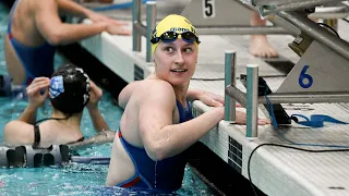 Navy Sports Magazine - Maya Novack - Women's Swimming & Diving Hosts Patriot League Championship