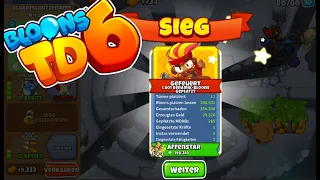 so spielt IHR die NEUE MAP "DÜSTERER PFAD" durch BTD 6 !!!