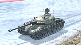 Kampfpanzer 50 t - 5.3K DMG 4фрг Зимняя Малиновка - World of Tanks Blitz