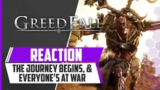 Greedfall | The Journey Begins & Everyone's At War | Trailer Reaction & Analysis