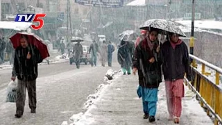 Fresh Snowfall Rain in Kashmir | National Highway Shutdown | TV5 News