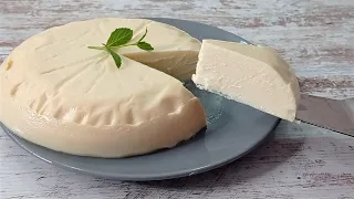 Only 2 INGREDIENTS! The fastest and most delicious CHEESECAKE Without oven, eggs and gelatin!