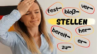 Verben mit dem Wortstamm STELLEN (Erweitere deinen Wortschatz JETZT)