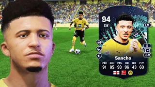 94 TOTS MOMENTS JADON SANCHO IS A CHEAP BEAST IN EA FC 24!!