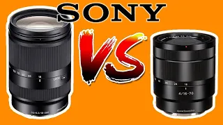 Sony travel lens comparison - 16-70mm Zeiss vs 18-200mm LE