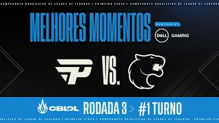 CBLOL 2021: 1ª Etapa - Fase de Pontos | Melhores Momentos (PNG) x (FUR) (1º Turno) - by Dell Gaming