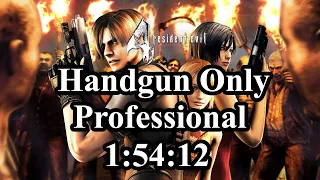 RE4 Handgun Only World Record Speedrun | 1:54:12 [Pro Mode]