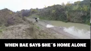 When Bae Says She´s Home Alone │ MotoBros - Shorts