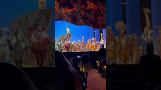 The Lion King finale on Broadway