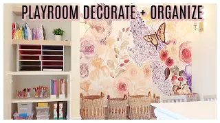 INSANE PLAYROOM TRANSFORMATION | PLAYROOM ORGANIZATION, DEEP CLEAN AND DECORATE | Tara Henderson