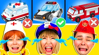 Baby Police Officer Don't Cry Song 🚒 🚓 🚑  + More Nursery Rhymes & Kids Songs