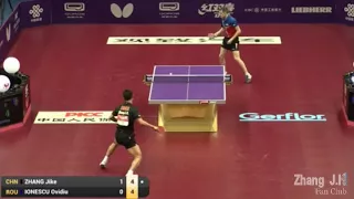 张继科 Zhang Jike VS. INOESCU Ovidiu (2015 WTTC Men's Single 1st round)