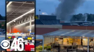 Massive fire rips through Walmart in Peachtree City