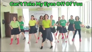 Can't Take My Eyes Off Of You Linedance🌺🌺🌺Evi Pravita (INA)💃💃💃Beginner#linedancer