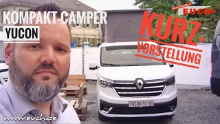 Kurzvorstellung: Kompakt-Camper Yucon Renault Traffic - Alternative zu VW Bus & Co?