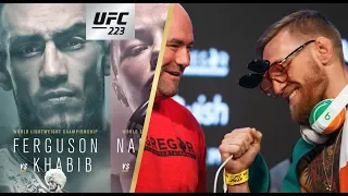 Запасной боец для боя Фергюсон vs. Хабиб на UFC 223, планы UFC на Конор МакГрегора в 2018