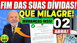 02/04 - SURPRESA! FIM DAS DÍVIDAS DOS APOSENTADOS, GOVERNO LULA ANUNCIA NOVAS MUDANÇAS EM BRASÍLIA!