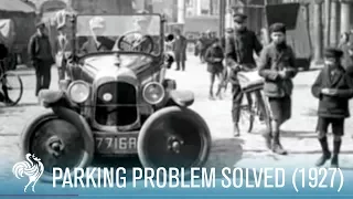 Parking Problem Solved: Paris, France (1927) | British Pathé